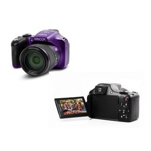 Minolta® Purple 20 Mp FHD Bridge Camera w/67x Zoom