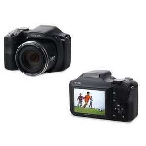 Minolta® Black 20Mp FHD Bridge Camera w/35x Zoom