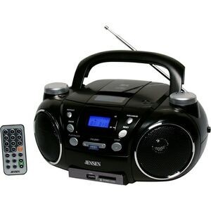 Jensen Portable AM/FM Stereo CD Player with MP3 Encoder/ Player