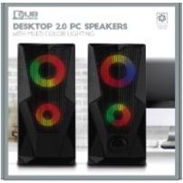 Vivitar® QUB Work PC Audio Speaker 2.0 w/Lights