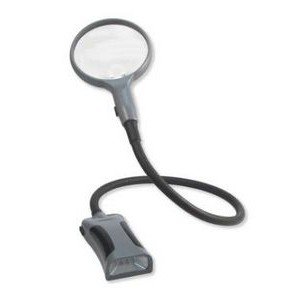 Carson® BoaMag™ LED Lighted Flexible Neck Magnifier & Flashlight