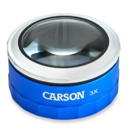 Carson® MagniTouch™ 3X Touch Activated LED Lighted Loupe Magnifier