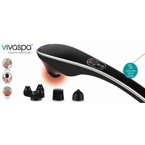 Vivitar® Kneading & Heating Shiatsu Neck & Lumbar Massager