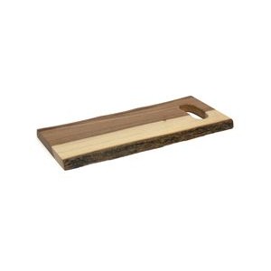 Lipper Acacia Serving Plank w/ Bark & Handle