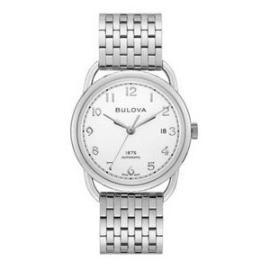 Citizen® Joseph Bulova Banker Men's Bracelet Watch w/Silver White Dial