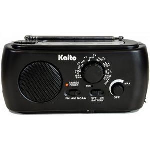 Kaito Portable AM/FM NOAA=Radio with Cell Phone Charger and Flashlight