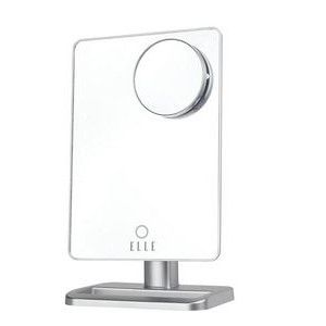 ELLE Silver Vlogging Mirror w/Bluetooth® Speaker