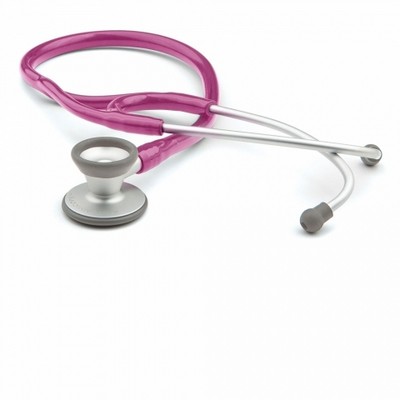 ADSCOPE® Lightweight Cardiology Stethoscope (Metallic Raspberry Pink)