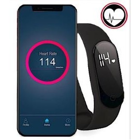 Vivitar® Bluetooth® Heart Rate Tracker w/LCD