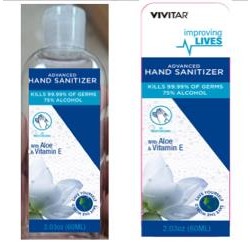 100 ML Vivitar® 75% Alcohol Disinfecting Hand Sanitizing Gel