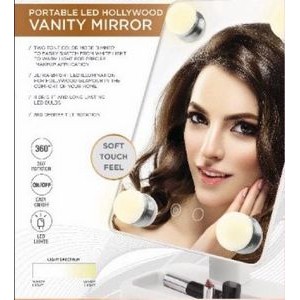 Vivitar® Hollywood by Vivitar Portable White LED Vanity Mirror