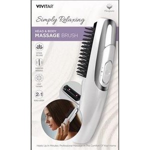 Vivitar® Head & Body Therapeutic White Massage Brush