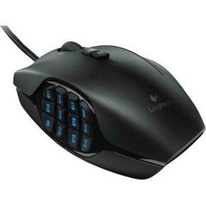 G600 MMO Wired Optical Gaming Black Mouse