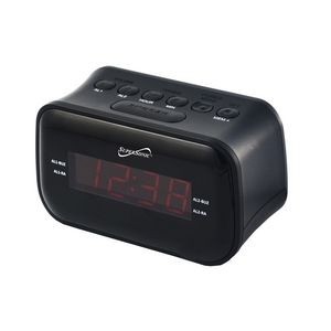 Supersonic® 0.9" LED Bluetooth Clock Radio