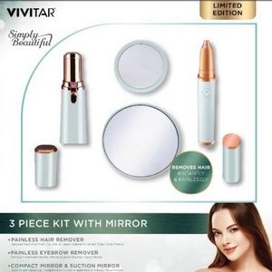 Vivitar® 3-In-1 Mint Hair Removal Kit