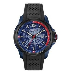 Marvel® by Citizen® Spider-Man Eco-Drive® Black Ion-Plated Watch