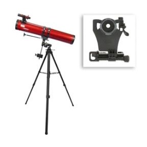 Carson® Red Planet Series Telescope w/Smartphone Adapter Bundle