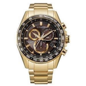 Citizen® Men's Eco-Drive® PCAT Gold-Tone Stainless Steel Watch
