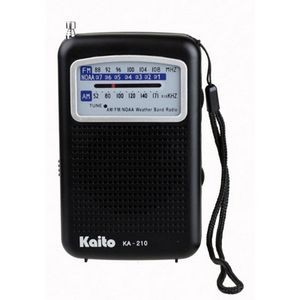 Kaito KA210 Pocket AM/FM NOAA Weather Radio