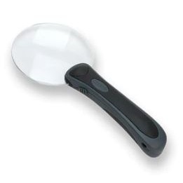 Carson® Lighted RimFree™ Rimless Acrylic Round Magnifier