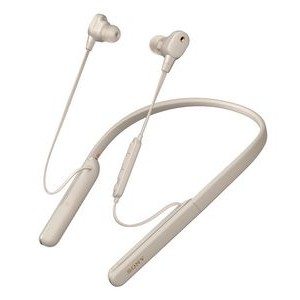 Sony White Wireless Noise-Cancelling In-Ear Headphones