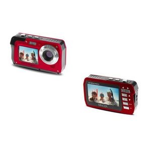Minolta® Red 48MP Dual Screen Waterproof Digital Camera