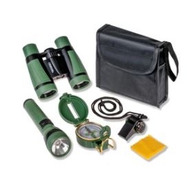 Carson AdventurePak w/Binoculars/Compass/Flashlight & Whistle