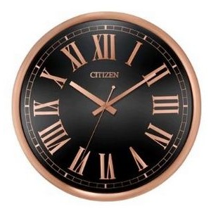 Citizen® Gallery Circular Rose Gold-Tone Wall Clock