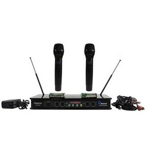 Hisonic® Dual Channel VHF Handheld Wireless Microphone System