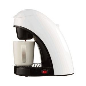 White Single Cup Coffee Maker