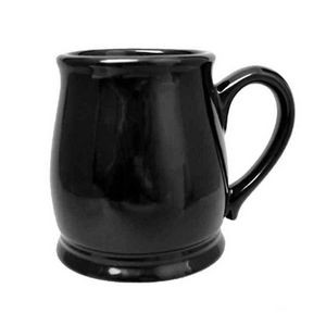 16 Oz. Black Spokane Barrel Mug