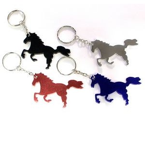 Horse / Pony shape aluminum keychain.