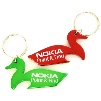 Duck Aluminum Bottle Opener with Keychain (9 Week Production)