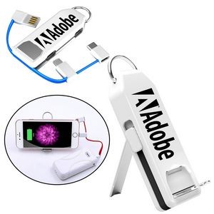 3 in 1 Phone Stand Charger Cable