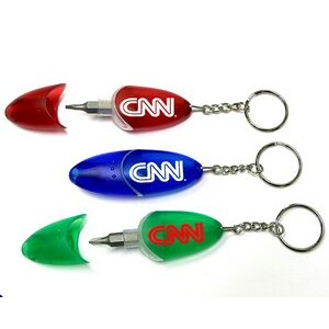 Oval Screwdriver Tool Kit with Keychain