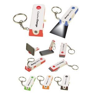 3 in 1 Mini Flashlight with A Keychain