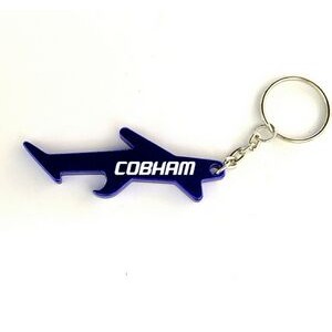 Airplane Aluminum Bottle Opener with Keychain (2 Week Production)