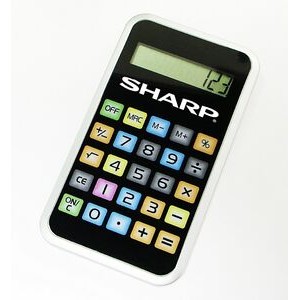 Black iPhone Look Desk Top Calculator