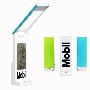 Rechargeable LED Desk Lamp w/ Multi-Function Display