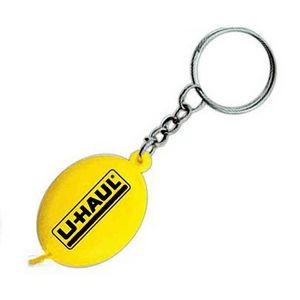 Oval Egg Look Tape Measure with Key Holder