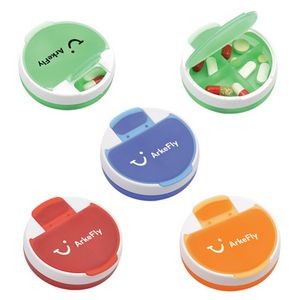 Round Compartments Pill Case