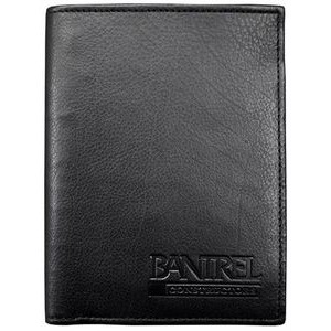 ~ Passport Holder genuine top grain leather black