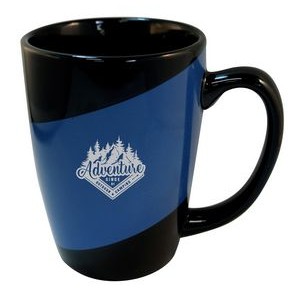 New Haven 16oz ceramic mug black/blue