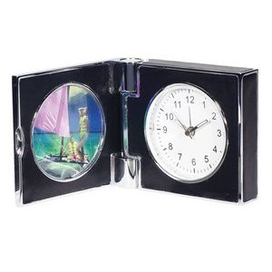 ** Executive Clock with Picture Frame