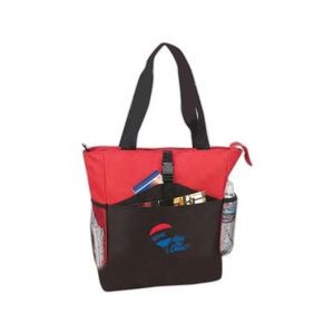 Poly Zippered Tote Bag (18