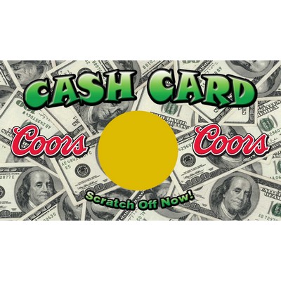 Scratch Off Cards - Cash Card (3"x5")