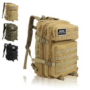 Large Water Resistant Tactical Assault Backpack(Ocean)