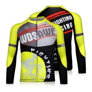 Unisex Long Sleeve Cycling Jersey -Custom Design