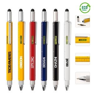 6 in 1 Multi Functional Stylus Tool Pen