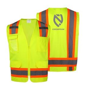 Hi-Vis Safety Vest With 4 Pockets